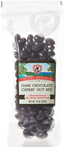 Cherry Republic Dark Chocolate Cherry Nut Mix - Nutrition-rich Trail Mix Featuring Dark Chocolate Coated Tart Dried Cherries, Roasted Pecans, Cashews & Almonds - All-purpose Snack Mix - 14 Ounces