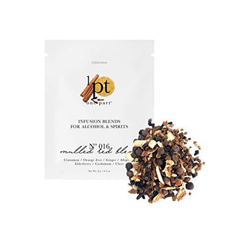 Teroforma 1pt MULLED WINE COCKTAIL PACK Infusion Blends for Alcohol & Spirits – Flavor Infuser Packets for Home Infusion (6 Packets - 3 Mulled Red, 3 Mulled White)
