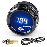 WATERWICH Oil Temp Temperature Gauge Meter Kit