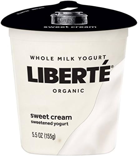 Liberte Organic Whole Milk Yogurt, 5.5 oz (Sweet Cream)
