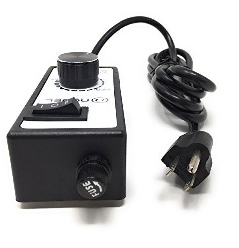 120V Variable Fan Speed Controller. Router Speed Control with Dial for Booster Fans, Inline Blowers, Centrifugal Intake and Exhaust Fans - Thumbnail 2