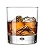 Double Old Fashioned Whiskey Glass (Set of 4) with Chilling Stones - 10 oz Heavy Base Rocks Barware Glasses for Scotch, Bourbon and Cocktail Drinks
