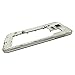 Rinbers Silver Middle Frame Bezel Chassis Rear Camera Panel Housing Replacement Part for Samsung Galaxy S5 G900F/G900H/G900A/G900T/G900V/G900P