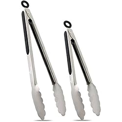 Stainless Steel Kitchen Tongs Set