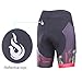beroy Womens Bike Shorts with 3D Gel Padded,Cycling Women's Shorts(red L)