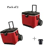 Coleman Rugged A/T Wheeled Cooler, 55 Quart