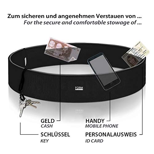 [- Formbelt Laufgürtel für Handy Smartphone Schlüssel Hüfttasche, Lauftasche, S