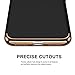 Hovisi 3 in 1 Anti-Scratch Anti-Fingerprint Shockproof Electroplate Frame with Non Slip Coated Case for iPhone 7 (Black)