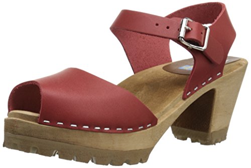 MIA Women's Greta Mule, Red, 7 M US