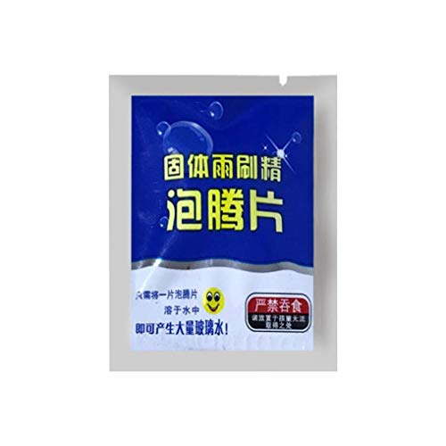 Witspace Windshield Cleaner Tablets, Auto Car Windshield Glass Cleaning Effervescent Tablets-Space Saving and (B, 10Pcs)
