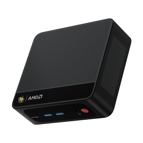 Beelink SER5 Mini PC AMD Ryzen 7 5850U(7nm,8C/16T,up to 4.4GHz), Mini Computer with 32GB DDR4 RAM 1TB M.2 SSD Dual LAN, Support 4K Three Screen Display/HDMI+DP+Type-C/WiFi6/BT5.2/54W/HTPC/Micro PC