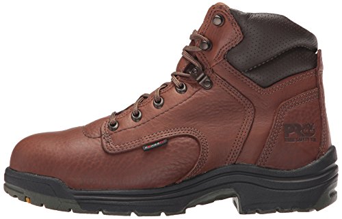 Timberland PRO Men's Titan 6" Safety Toe Work Boot,Brown/Brown,15 W
