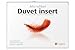 HOSPITOLOGY PRODUCTS White Comforter Full Hypoallergenic Duvet Insert Microfiber All Season Goose Down Alternative Quilted - Corner Loops - Box Stitched - Washable - 82