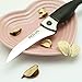 DESLON 3.66 Inch Birds Beak Paring Knife High Carbon Stainless Steel Peeling Carving Cutting Knives