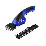 Sun Joe HJ604C-SJB Cordless 2-in-1 Grass Shear, Hedge Trimmer, Dark Blue