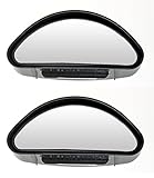 Auxilary Wide-Angle Side-View Mirror (Pack of 2)