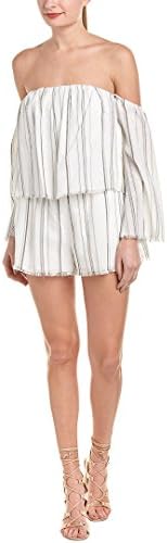 The Jetset Diaries Women's Raya Romper Charcoal Stripe Jumpsuit