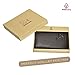 RFID Leather Trifold Wallets for Men - Handmade Slim Mens Wallet 6 Credit Card ID Window and Gift Box Secure by Estalon, Brown Nappa, 3.5x4.4x0.75