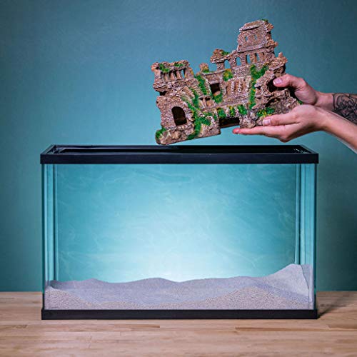 Aquatic Roman Colosseum Pillars Gladiators Large Aquarium