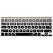 MOSISO Keyboard Cover with Pattern Compatible MacBook Pro 13 Inch, Light Black