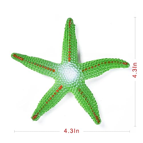 NALACAL 8 Pcs Diving Starfish Pool Toy Colorful Big Starfish Set Summer Swimming Diving Toys Set Dive Throw Toy Set Underwater Swimming Toy