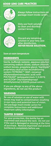 Opti-Free replenish solution for contact lenses 4 Fl oz