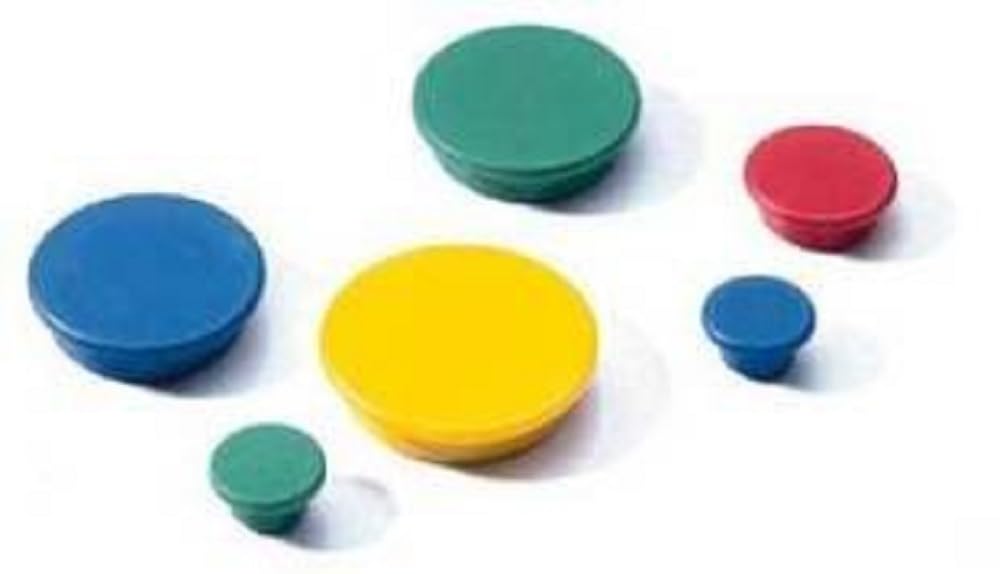 Durable 475201 Magnets in Industrial Packaging 21 mm 210 p - Black (Pack of 20)