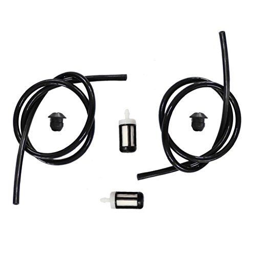 HURI 1.5Feet Fuel Line Grommets Fuel Filter for Stihl BR320 BR340 BR400 BR420 Blowers Replace 0000 989 0516