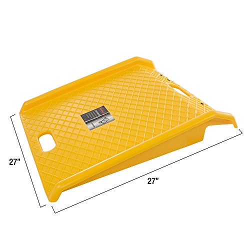 Curb Ramp, Heavy Duty Portable Poly Ramp With 1000 Lbs Weight Capacity