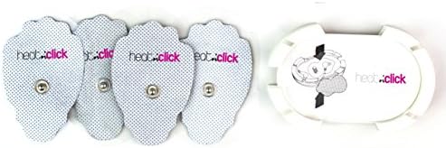HeatnClick Electronic Massager Pads Holder + 2 Pairs Free Massage Pads