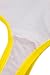 Pink Queen Women's Push up Padded High Waist Thong 2PC Bathing Suit XL Yellow