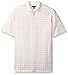 Van Heusen Men's Big and Tall Short Sleeve Printed Windowpane Polo