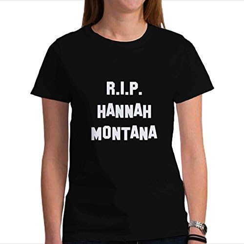 Tshirt For Woman Rip Hannah Montana Black Size M