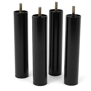 Amazon.com: 5" Steel Adjustable Bed Riser Legs, Set of 4