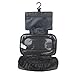 BAGSMART Travel Hanging Toiletry Cosmetic Bag Carry-on Makeup Organizer Portable Travel Kit Organizer, Black