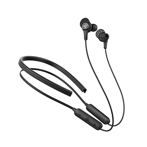 JLab-Audio-Epic-Executive-Wireless-Active-Noise-Canceling-Earbuds-Black-Travel-Friendly-7-Hour-Battery-Life-Bluetooth-41-aptX-Technology-IP54-Sweatproof-Extra-Gel-Tips-and-Cush-Fins-Travel-Case JLab Audio Epic Executive Wireless Active Noise Canceling Earbuds - Black - Travel Friendly 7 Hour Battery Life…