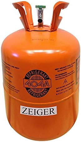 Zeiger R404A Refrigerant, Full of R-404A, Net 24LB Tank