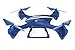 UDI U842 Predator WiFi FPV QuadCopter RC Drone with Real-time Aerial Photography 720P HD Camera App Controllable by Smart Devices - Dark Blue