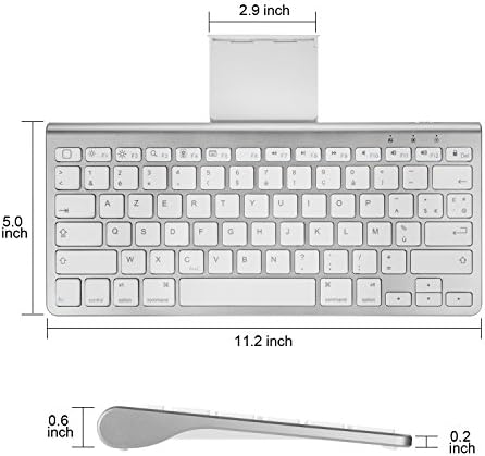 OMOTON Clavier Bluetooth pour iPad 2020, Clavier AZERTY Accentué avec Support Ultra Mince pour Tous les iPad 12.9, 11, 10.2, 9.7 ,iPad Air, iPhone,Clavier Sans Fil Blanc - Bestbluetooth.fr OMOTON Clavier Bluetooth pour iPad 2020, Clavier AZERTY Accentué avec Support Ultra Mince pour Tous les iPad 12.9, 11, 10.2, 9.7 ,iPad Air, iPhone,Clavier Sans Fil Blanc