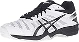 ASICS Men's Gel-Solution Slam 3 Tennis Shoe, White/Black/Silver, 9.5 M US