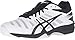 ASICS Men's Gel-Solution Slam 3 Tennis Shoe, White/Black/Silver, 9.5 M US