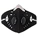 WOLFBIKE Super Anti-Pollution Motorcycle Bicycle Cycling Racing Mask Carbon Cloth Bike Ski Half Face Mask. Black