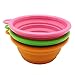 Alfie Pet - Set of 3 ROS Pet Expandable/Collapsible Travel Bowl - Size: 1.5 Cups