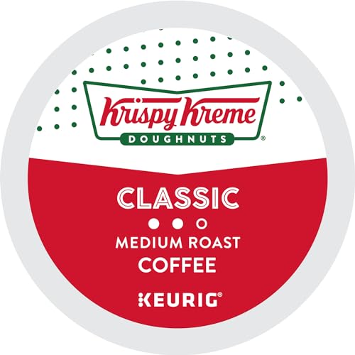KRISPY KREME CLASSIC, SINGLE-SERVE KEURIG K-CUP PODS, MEDIUM ROAST COFFEE PODS, 32 COUNT