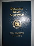Delaware Rules Annotated, , 082059735X