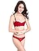Bluewhalebaby Women's Fine Fabric Sexy Lingerie Push up Lace Bra & Panty Set (Suspender Garter Belt and Stockings Optional)
