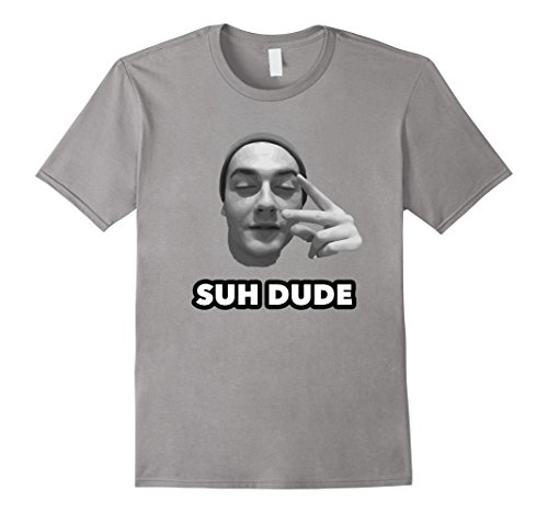 Suh Dude Popular Meme T Shirt Male Large Slate