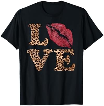 Amazon.com: Hearts Love Leopard Cheetah Shirt Women's Animal Print