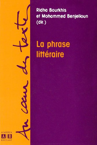 La  phrase littéraire