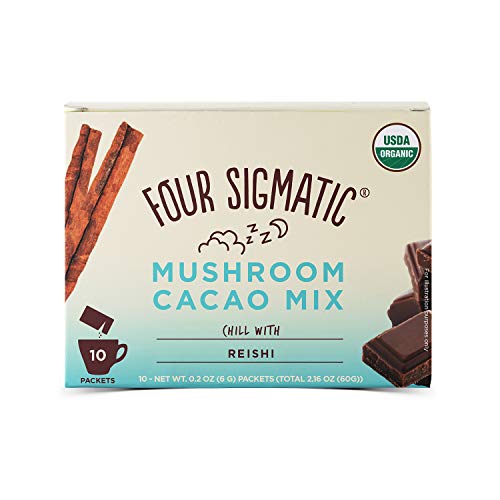 Four Sigmatic, Superfood Mushroom Hot Cacao Mix Variety Pack, Pick Me Up with Cordyceps And Chill Ou - //coolthings.us